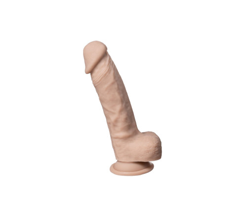 Фалоімітатор SilexD Vetus Real Skin Flesh (8in MODEL 1) суперсофт-силікон+Silexpan, діаметр 4,1 см