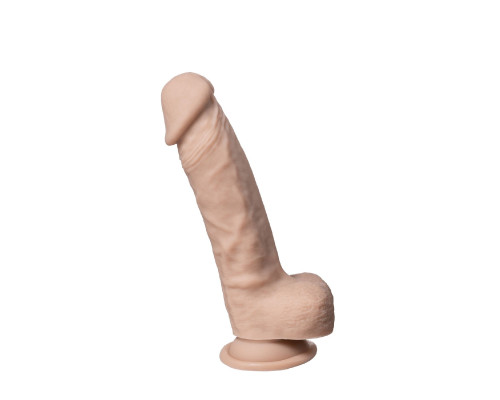 Фалоімітатор SilexD Johnny Real Skin Flesh MODEL 1, суперреалістичний, на присосці, діаметр 3,8 см