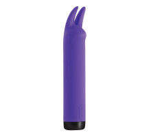 Вібратор S Pleasures Bullets Amethyst, фіолетовий, з двома відростками, 10 режимів, діаметр 2,8 см