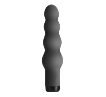 Вібратор S Pleasures Bullets Obsidian, чорний, у вигляді ряду кульок, 10 режимів, діаметр 4 см