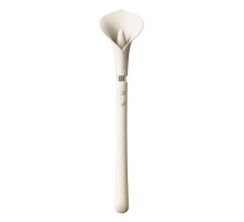 Розкішний вібромасажер Zalo – Calla Ivory White, двосторонній, 2 мотори