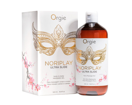 Гель для NURU-масажу Orgie – Noriplay Ultra Slide (500 мл), екстракт морських водоростей, простирадло