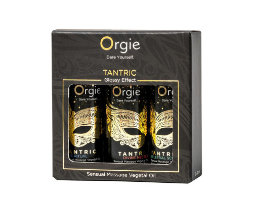 Набір олій для тантричного масажу Orgie – Tantric Mini Size Collection (3х30 мл), зволоження
