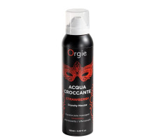 Масажна пінка Orgie – Acqua Croccante Strawberry (150 мл), ефект бульбашок, що лопаються