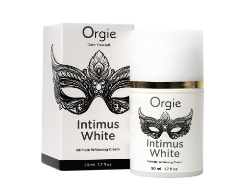 Крем для освітлення шкіри Orgie – Intimus White (50 мл) посиленої дії, підходить для всіх зон