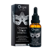 Збуджувальні краплі для клітора Orgie Orgasm Drops Intense, 30 мл, тепло-холод, смак яблука