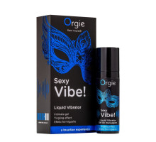 Рідкий вібратор Orgie Sexy Vibe! Liquid Vibrator, 15 мл, з ефектом мурашок