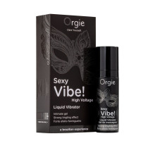 Рідкий вібратор Orgie Sexy Vibe! High Voltage, 15 мл, ефект мурашок + дуже потужна вібрація