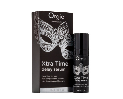 Сироватка-пролонгатор Orgie Xtra Time Delay Serum, 15 мл, без анестетиків, на силіконовій основі