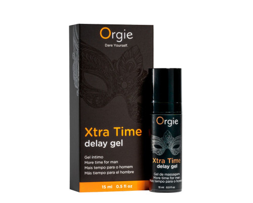 Гель-пролонгатор Orgie Xtra Time Delay Gel, 15 мл, на водній основі, без анестетиків