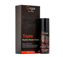 Крем для посилення ерекції Orgie Touro Power Cream, 15 мл, з таурином, гінкго та коренем женьшеню