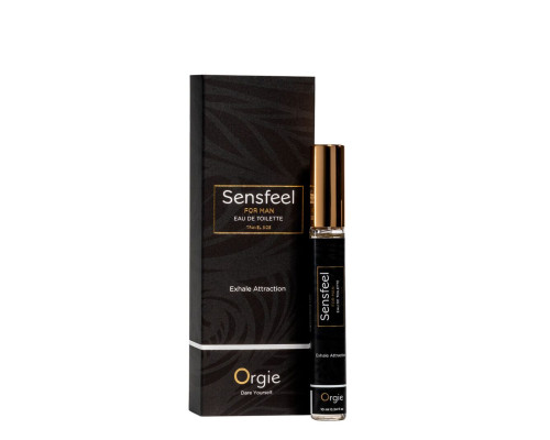 Чоловічі парфуми з феромонами Orgie – Sensfeel for Man Travel Size (10 мл), цитрусово-деревний аромат