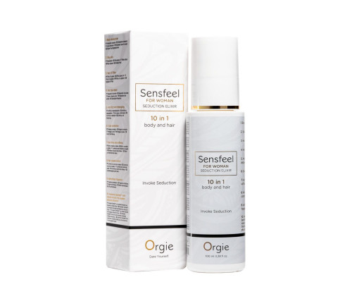 Лосьйон з феромонами для тіла та волосся Orgie – Sensfeel Seduction Elixir 10 in 1 for Woman (100 мл)