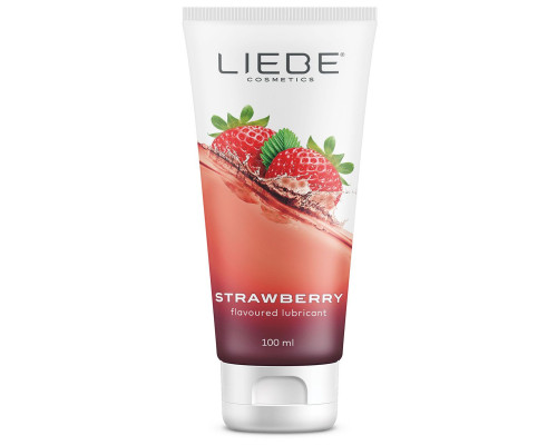 Распродажа!!! Лубрикант на водной основе Liebe Lubricant Strawberry 100 мл (срок 05.2025)