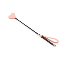 Шльопалка-сердечко Liebe Seele Dark Candy Pink Riding Crop, 55 см
