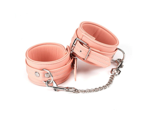 Поножі Liebe Seele Dark Candy Pink Ankle Cuffs, знімний ланцюжок