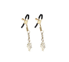 Затискачі для сосків з підвіскою Liebe Seele Rose Tree Nipple Clamps Gold