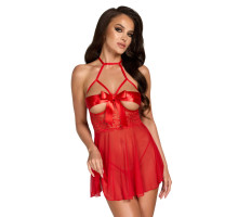 Бебі-дол Kissable Sexy Kiss Babydoll Red L/XL