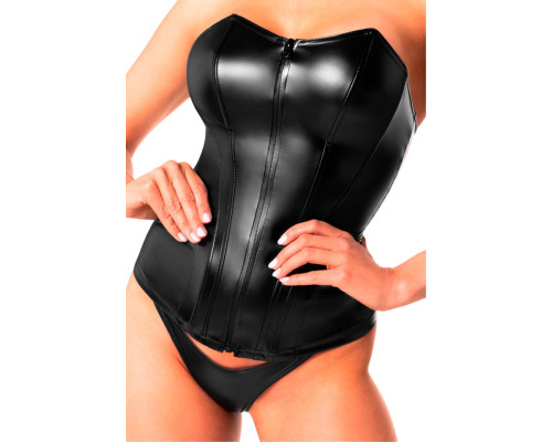 Корсет Noir Handmade F334 Powerwetlook corset - M