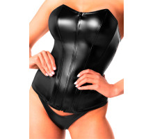 Корсет Noir Handmade F334 Powerwetlook corset - XXL