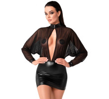 Сукня Noir Handmade F348 Powerwetlook and tulle dress - S