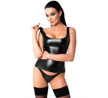 Топ Noir Handmade F346 Powerwetlook top - M