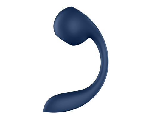 Смарт-стимулятор точки G + вакуумний стимулятор клітора Satisfyer Pro+ Wave 4 Connect App