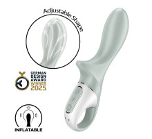Анальний надувний вібратор Satisfyer Air Pump Booty 3, гнучкий стовбур