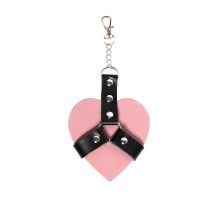 Брелок на карабіні для ключів Art of Sex Chained Heart, Рожевий