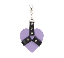 Брелок на карабіні для ключів Art of Sex Chained Heart, Лаванда