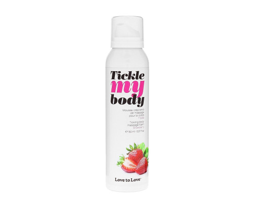 Масажна піна Love To Love TICKLE MY BODY Strawberry (150 мл) (попередній дизайн!!!)