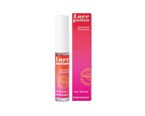 Стимулювальний блиск для губ Love To Love Love Potion - Gloss Sensuel 8 мл