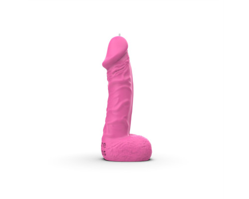 Свічка у вигляді члена Pure Bliss BIG Pink 18 см
