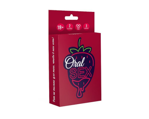 Эротическая игра для пар «Oral sex» (UA, ENG, RU) (надорвана упаковка!!!)