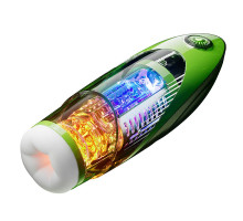 Смарт-мастурбатор BANANASOME ROCKET X7, вібрації, стискання, імітація фрикцій, підігрів