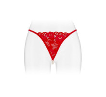 Трусики-стрінги з перлинною ниткою Fashion Secret VENUSINA Red