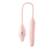 Пульсатор з вакуумним стимулятором KISSTOY Cathy III Pink, 5 режимів вакууму, 10 режимів пульсації