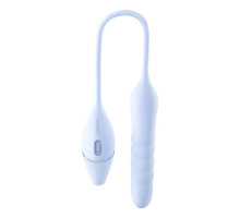 Пульсатор з вакуумним стимулятором KISSTOY Cathy III Light Blue, 5 режимів вакууму, 10 режимів пульсації