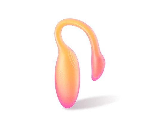 Смарт-віброяйце Magic Motion Flamingo Max Orange 2 в 1: віброяйце та тренажер Кегеля, 10 режимів