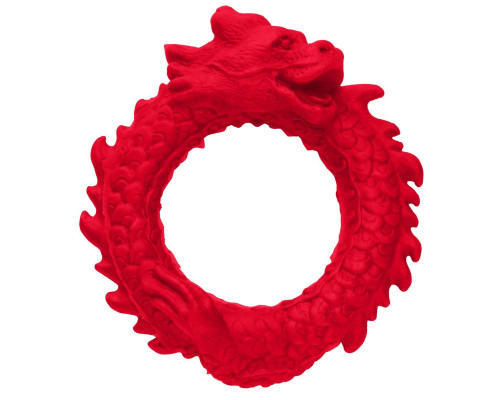 Ерекційне кільце – дракон Creature Cocks Rise of the Dragon Silicone Penis Ring – Red, діаметр 4 см