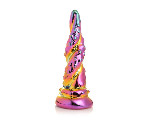 Фентезійний скляний фалоімітатор Creature Cocks Enchanting Rainbow Glass Dildo, 16 см