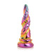 Фентезійний скляний фалоімітатор Creature Cocks Enchanting Rainbow Glass Dildo, 16 см