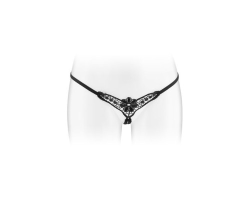 Трусики-стрінги з доступом Fashion Secret DANUTA Black