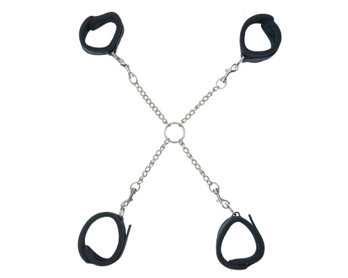 Хрестовина Punishment - Hog-Tie - Black