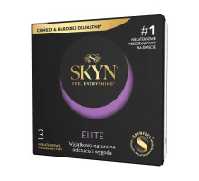 Безлатексні преміум-презервативи SKYN Elite 3 шт, ультратонкі