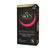 Безлатексні преміум-презервативи SKYN Intense Feel 10 шт, точковий рельєф