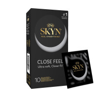 Безлатексні преміум-презервативи SKYN Close Feel 10 шт, щільна посадка