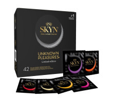 Безлатексні преміум-презервативи SKYN Unknown Pleasures 42 шт, 6 різних видів