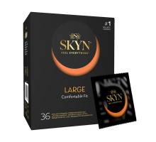 Безлатексні преміум-презервативи SKYN Large 36 шт, збільшений розмір