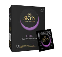 Безлатексні преміум-презервативи SKYN Elite 36 шт, ультратонкі